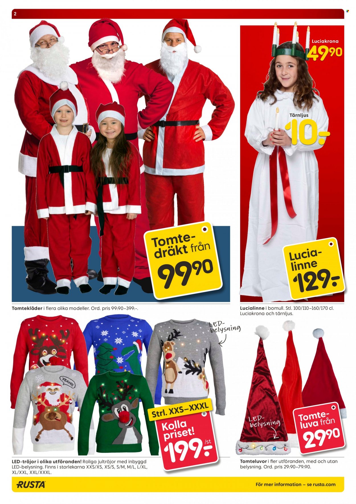 Rusta reklamblad - 2/12 2021 - 7/12 2021. Sida 2