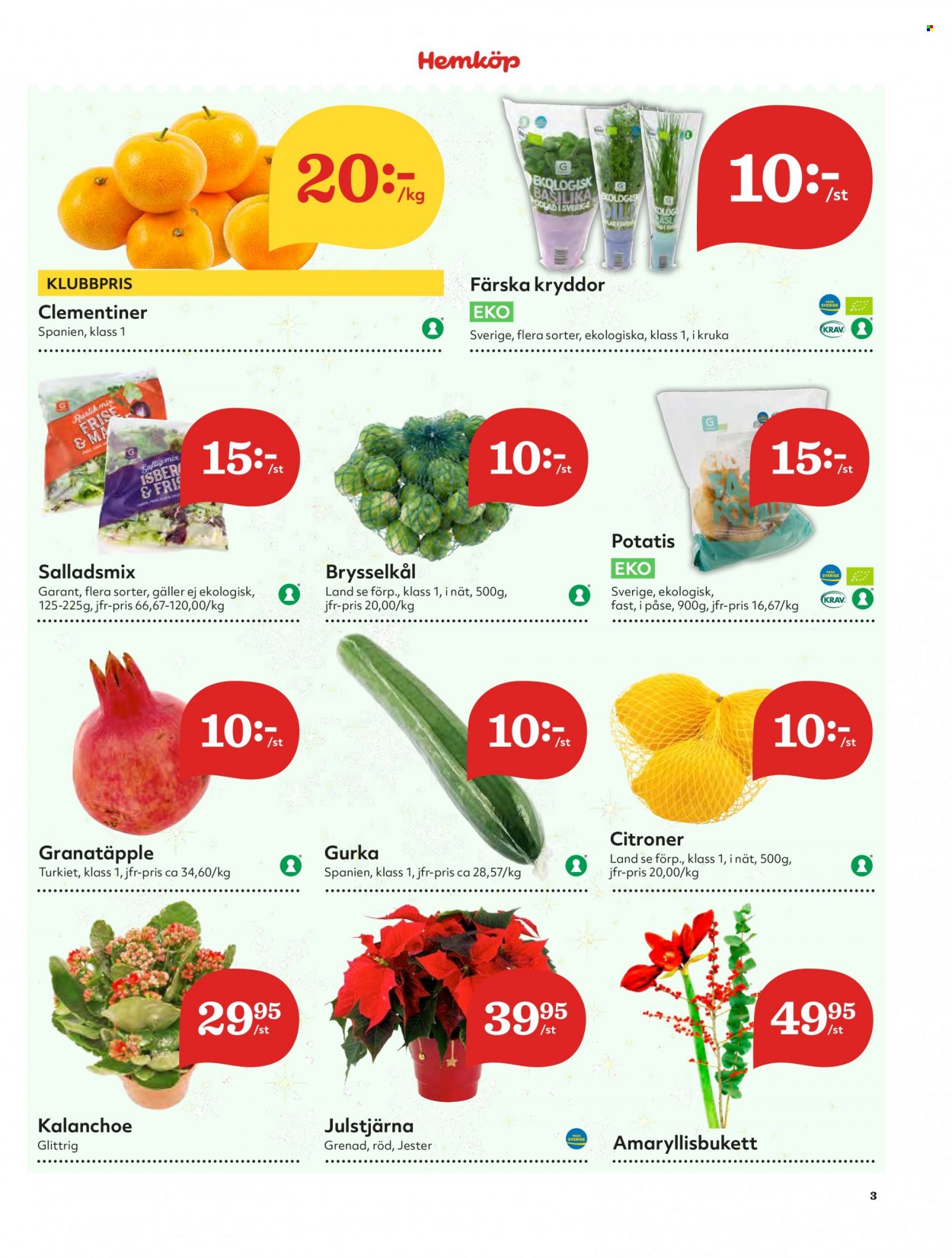 Hemköp reklamblad - 6/12 2021 - 12/12 2021. Sida 3