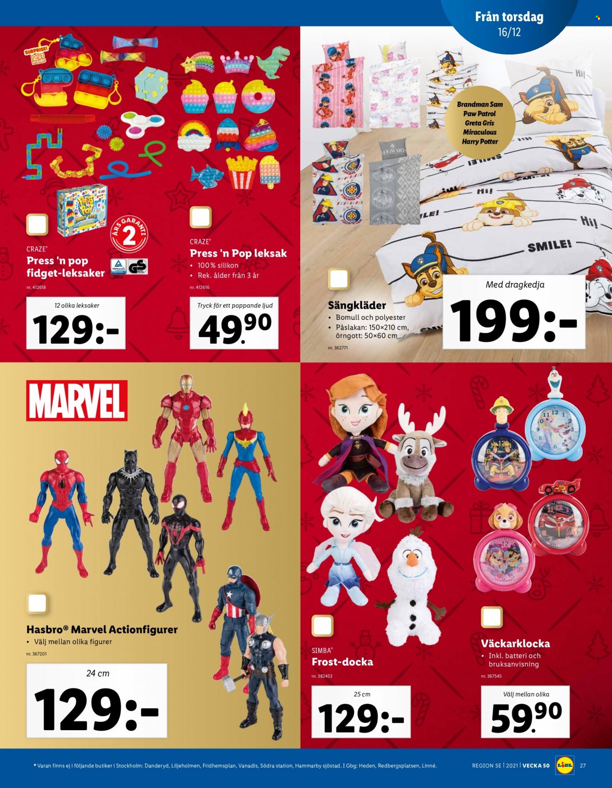 Lidl reklamblad - 13/12 2021 - 19/12 2021. Sida 27