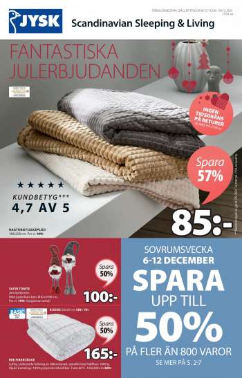 JYSK reklamblad - 6/12 2021 - 19/12 2021.