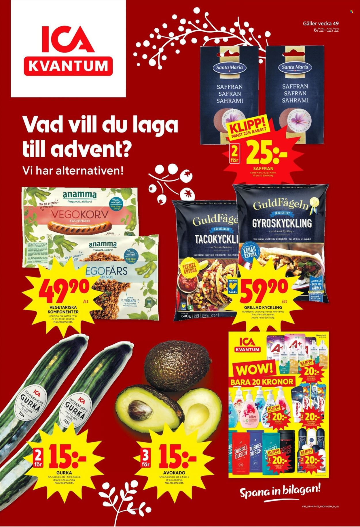 ICA reklamblad - 6/12 2021 - 12/12 2021. Sida 1