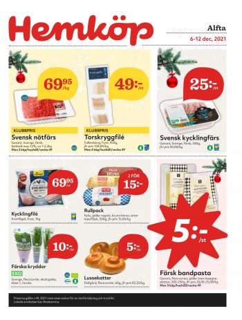 Hemköp reklamblad - 13/12 2021 - 19/12 2021.