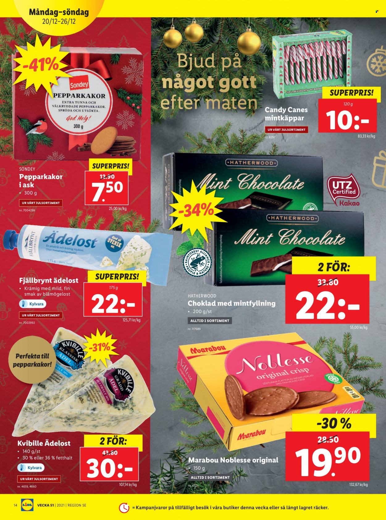 Lidl reklamblad - 20/12 2021 - 26/12 2021. Sida 14