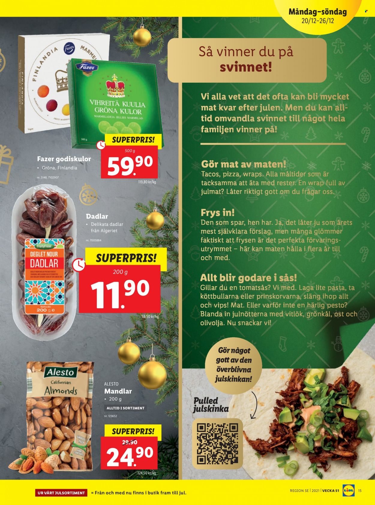 Lidl reklamblad - 20/12 2021 - 26/12 2021. Sida 15