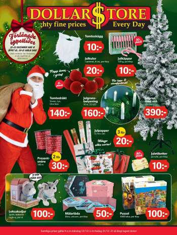 DollarStore reklamblad - 13/12 2021 - 31/12 2021.