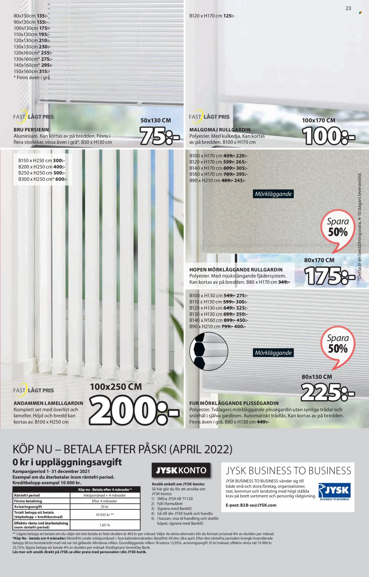 JYSK reklamblad - 13/12 2021 - 24/12 2021. Sida 23