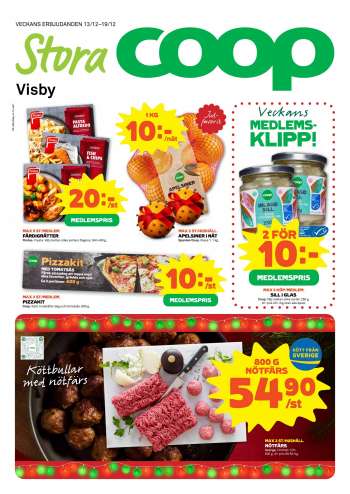 Coop reklamblad - 13/12 2021 - 19/12 2021.