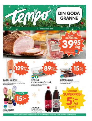 Tempo reklamblad - 13/12 2021 - 19/12 2021.