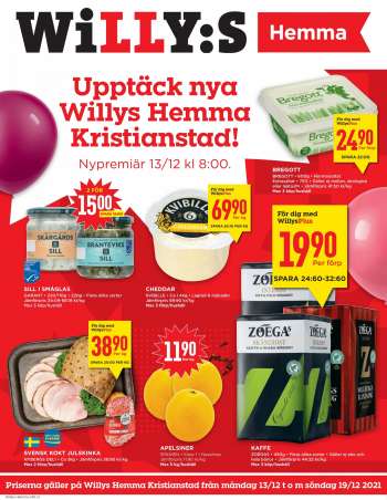 Willys reklamblad - 13/12 2021 - 19/12 2021.