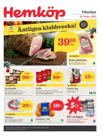 Hemköp reklamblad - 13/12 2021 - 19/12 2021.