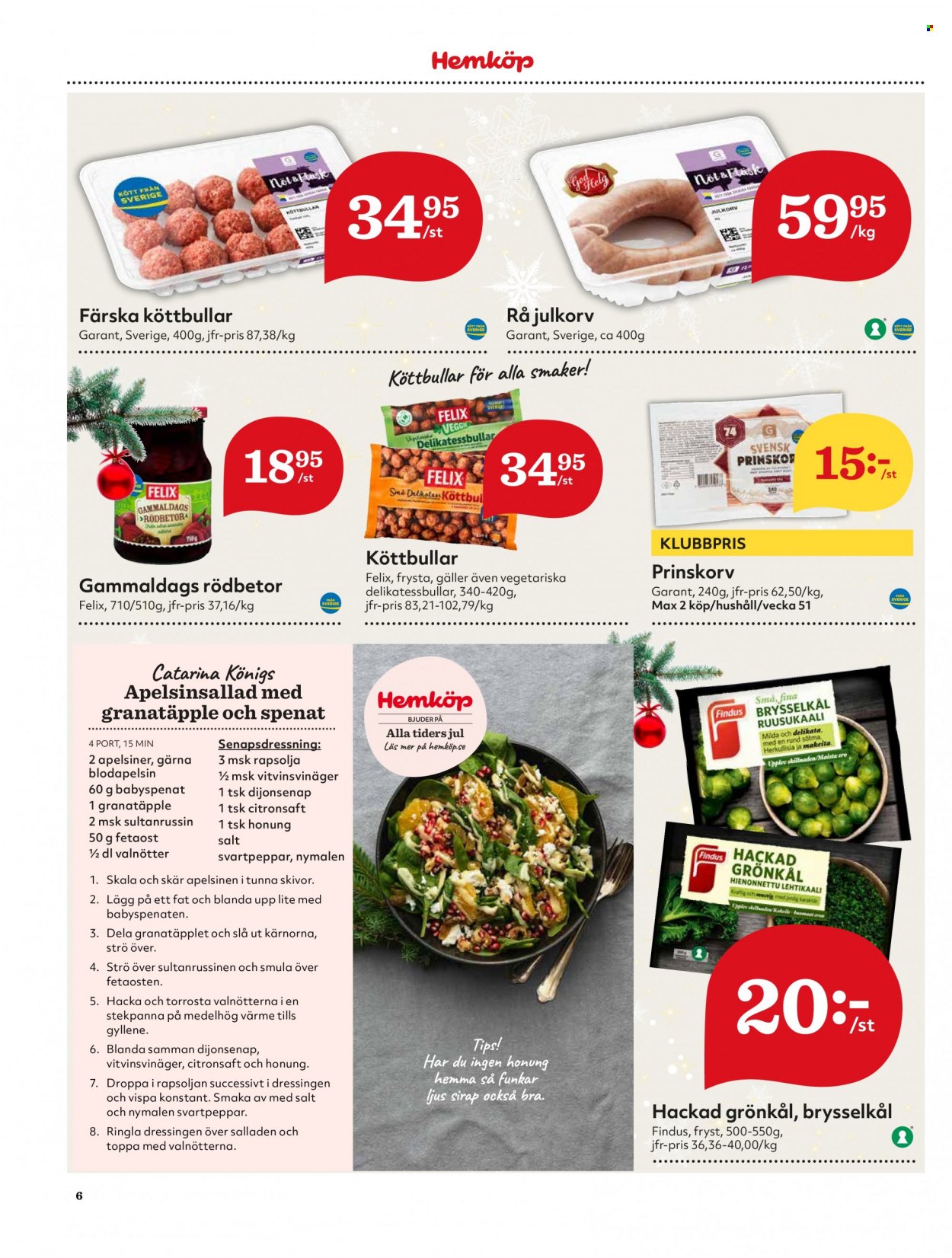 Hemköp reklamblad - 20/12 2021 - 26/12 2021. Sida 6