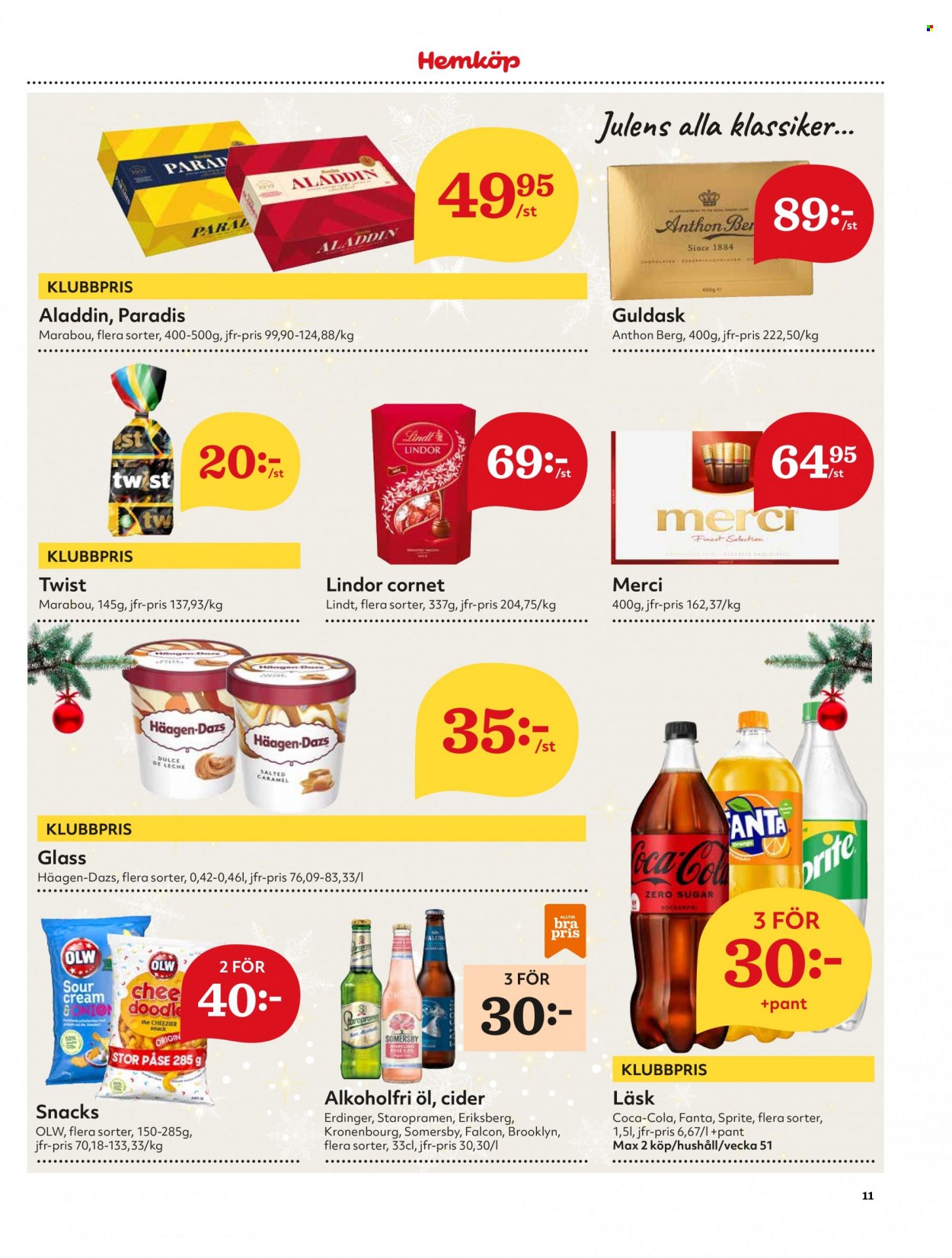 Hemköp reklamblad - 20/12 2021 - 26/12 2021. Sida 11