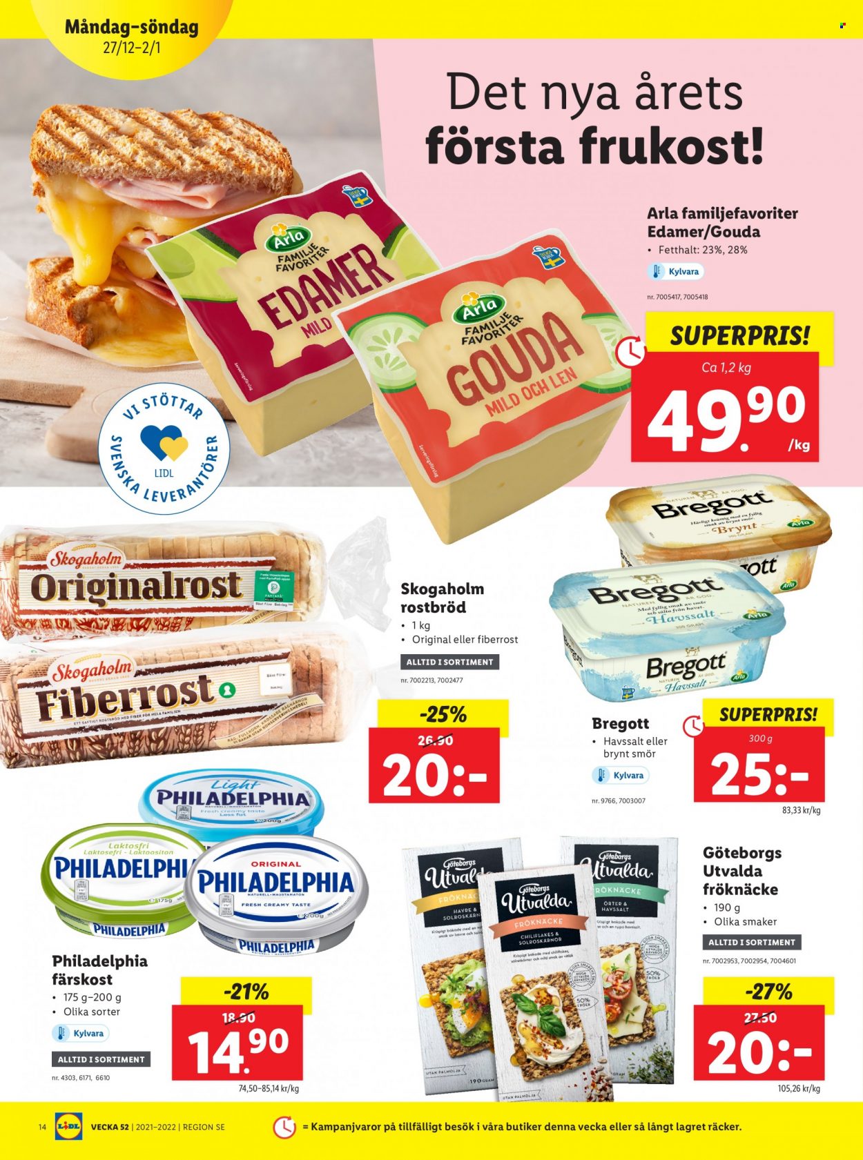 Lidl reklamblad - 27/12 2021 - 2/1 2022. Sida 14