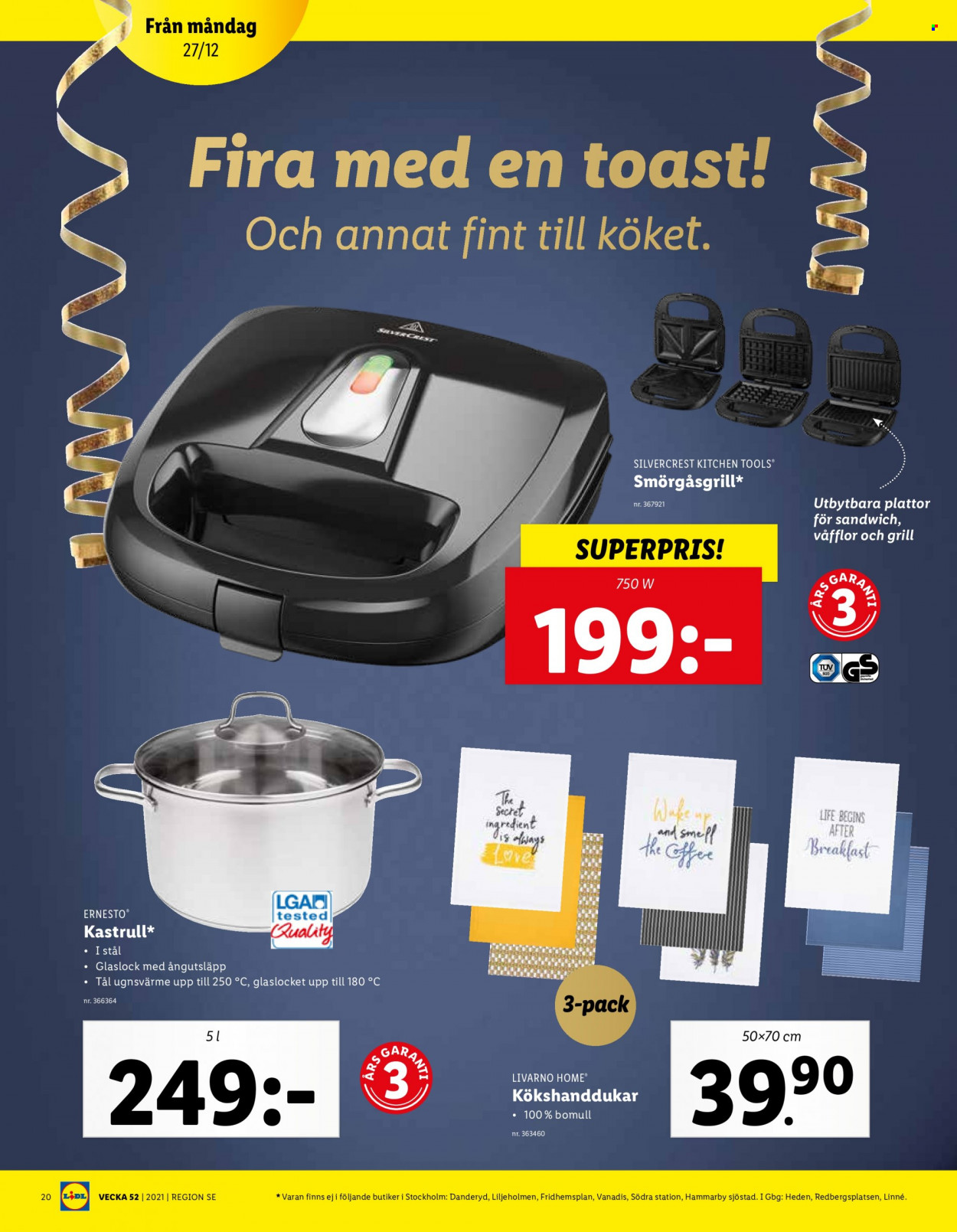 Lidl reklamblad - 27/12 2021 - 2/1 2022. Sida 20