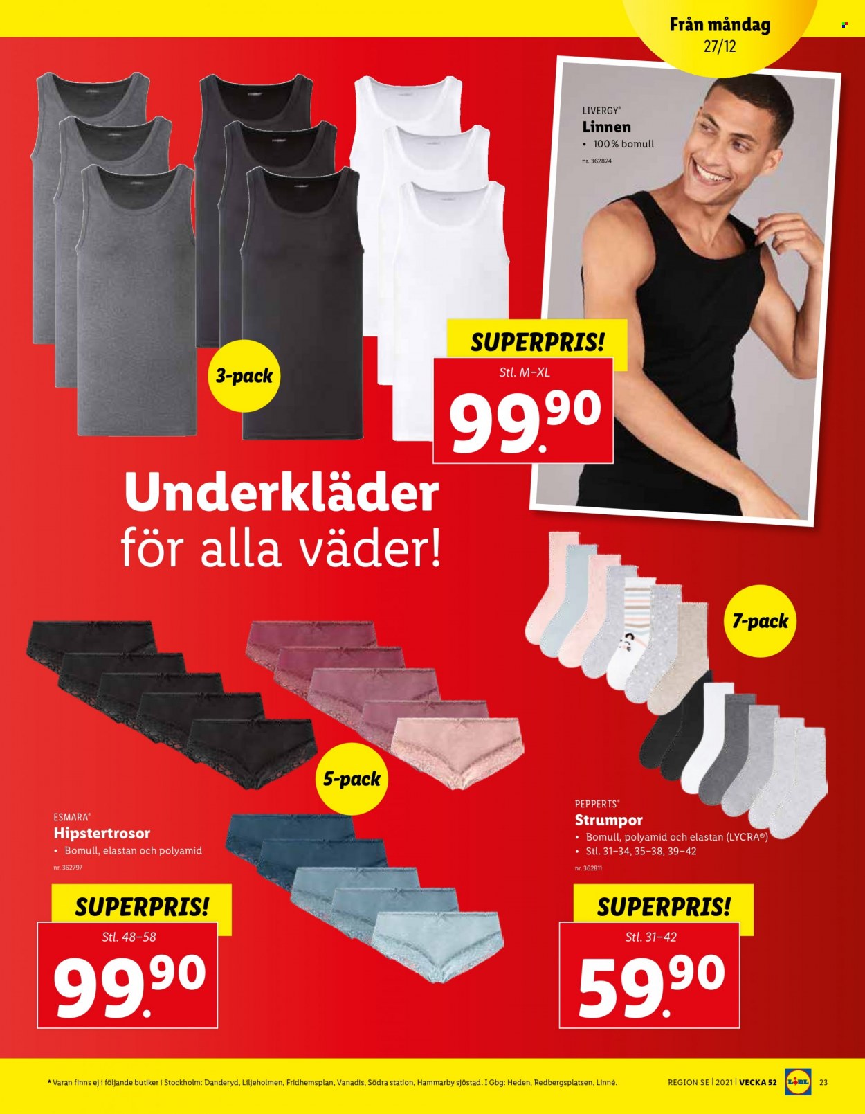 Lidl reklamblad - 27/12 2021 - 2/1 2022. Sida 23