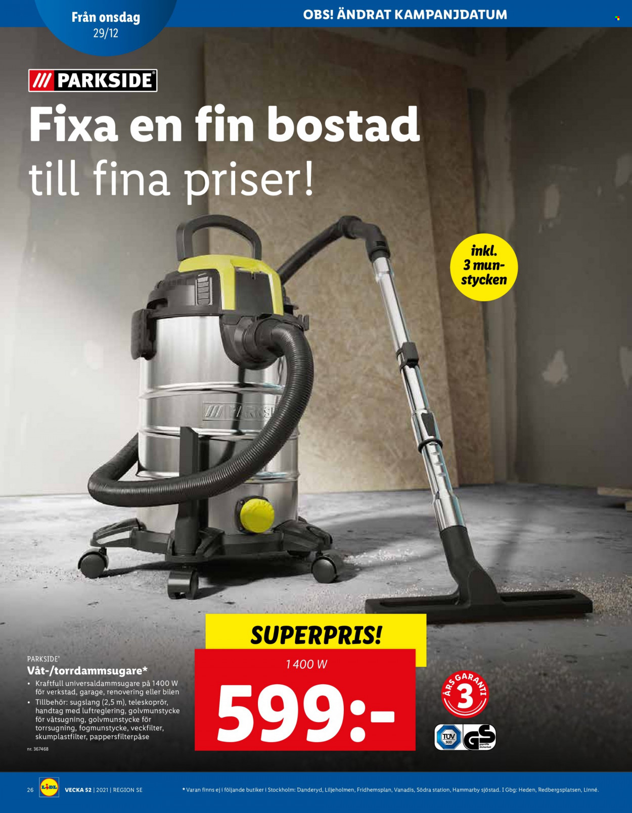 Lidl reklamblad - 27/12 2021 - 2/1 2022. Sida 26