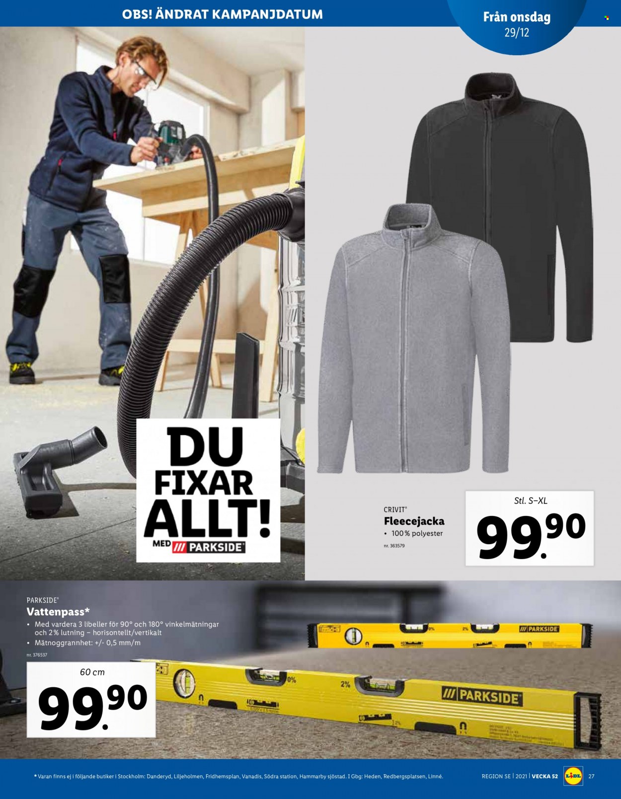 Lidl reklamblad - 27/12 2021 - 2/1 2022. Sida 27