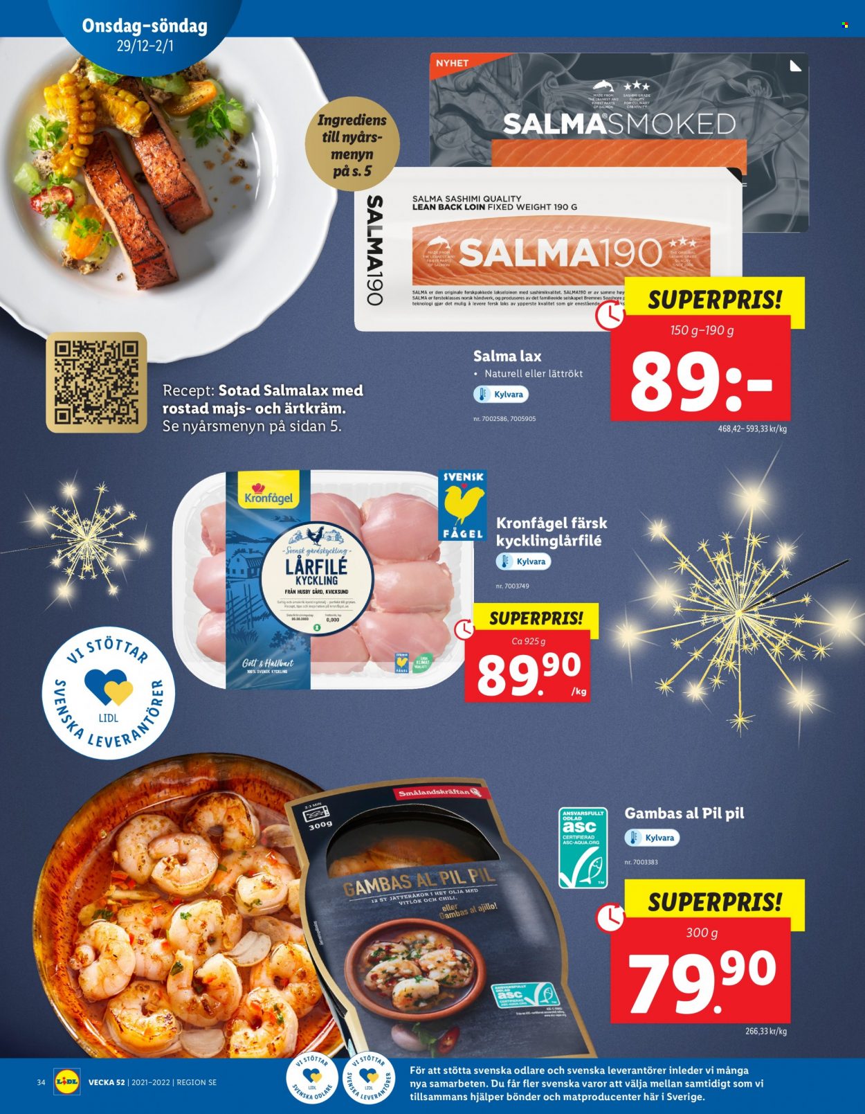 Lidl reklamblad - 27/12 2021 - 2/1 2022. Sida 34