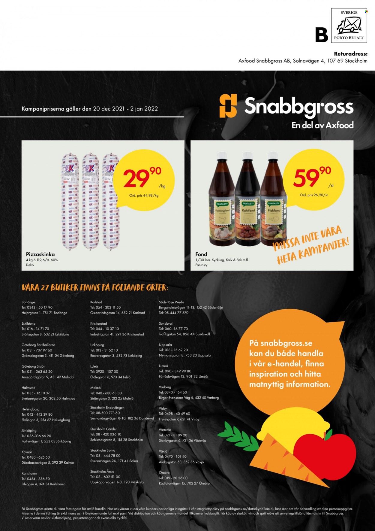 Snabbgross reklamblad - 20/12 2021 - 2/1 2022. Sida 12