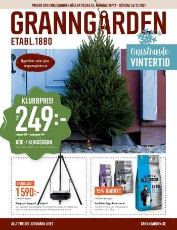 Granngården reklamblad - 20/12 2021 - 26/12 2021.