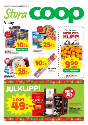 Coop reklamblad - 20/12 2021 - 26/12 2021.