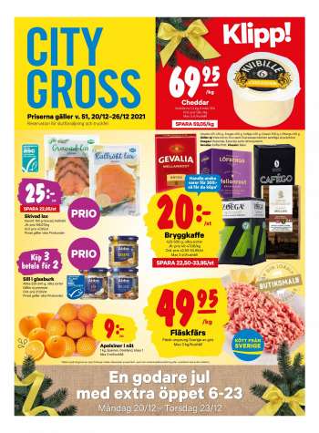 City Gross reklamblad - 20/12 2021 - 26/12 2021.