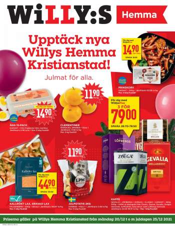 Willys reklamblad - 20/12 2021 - 25/12 2021.