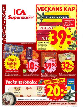 ICA reklamblad - 20/12 2021 - 26/12 2021.