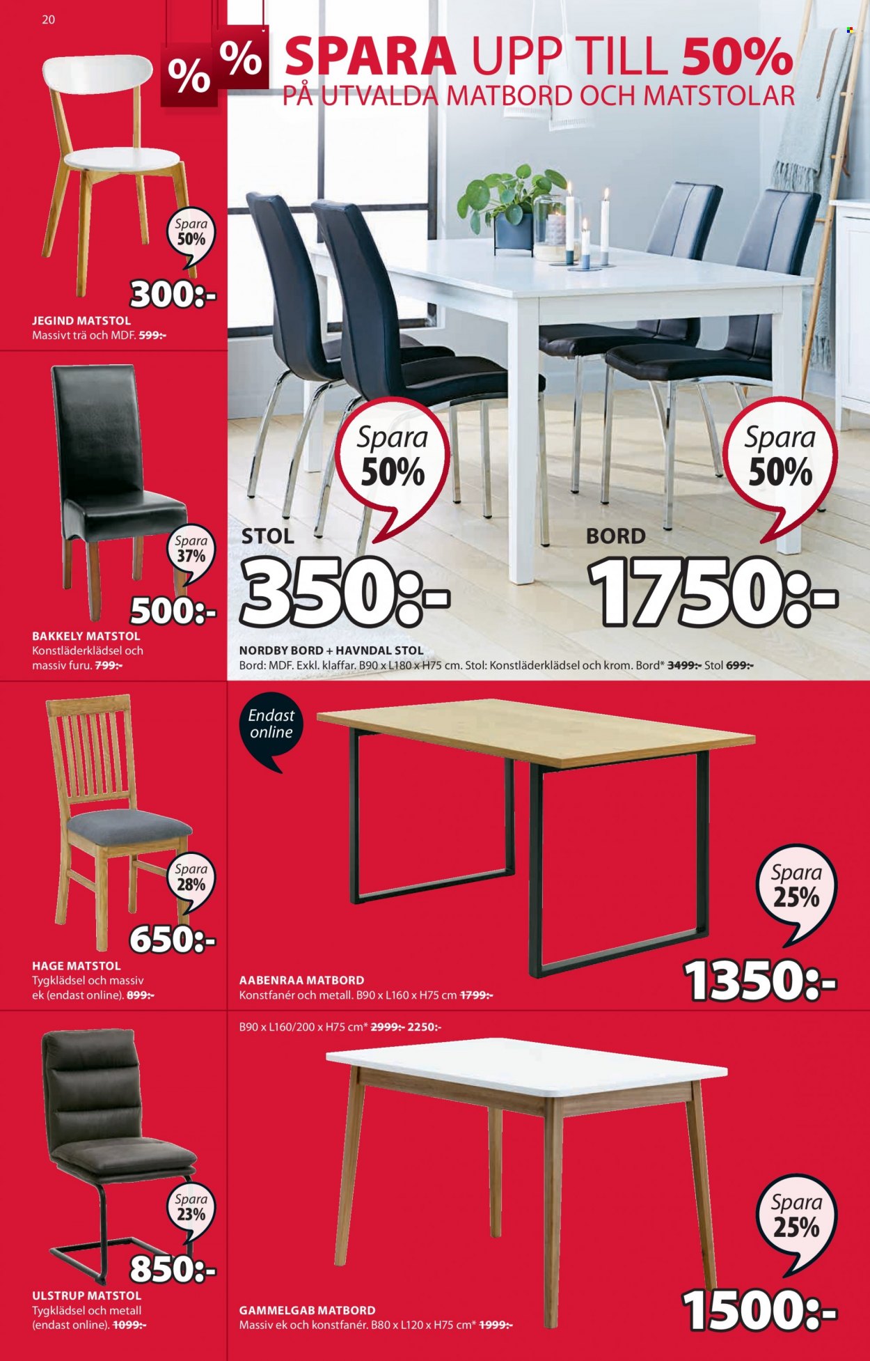 JYSK reklamblad - 25/12 2021 - 9/1 2022. Sida 20