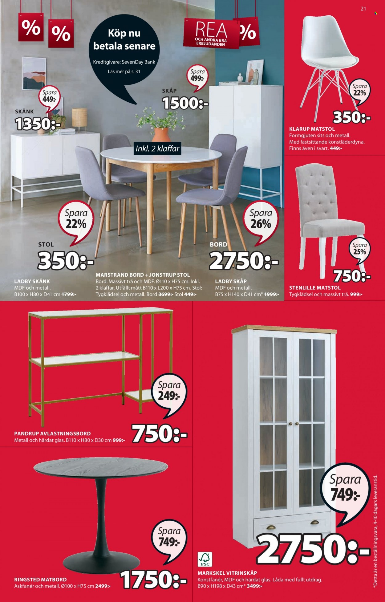 JYSK reklamblad - 25/12 2021 - 9/1 2022. Sida 21