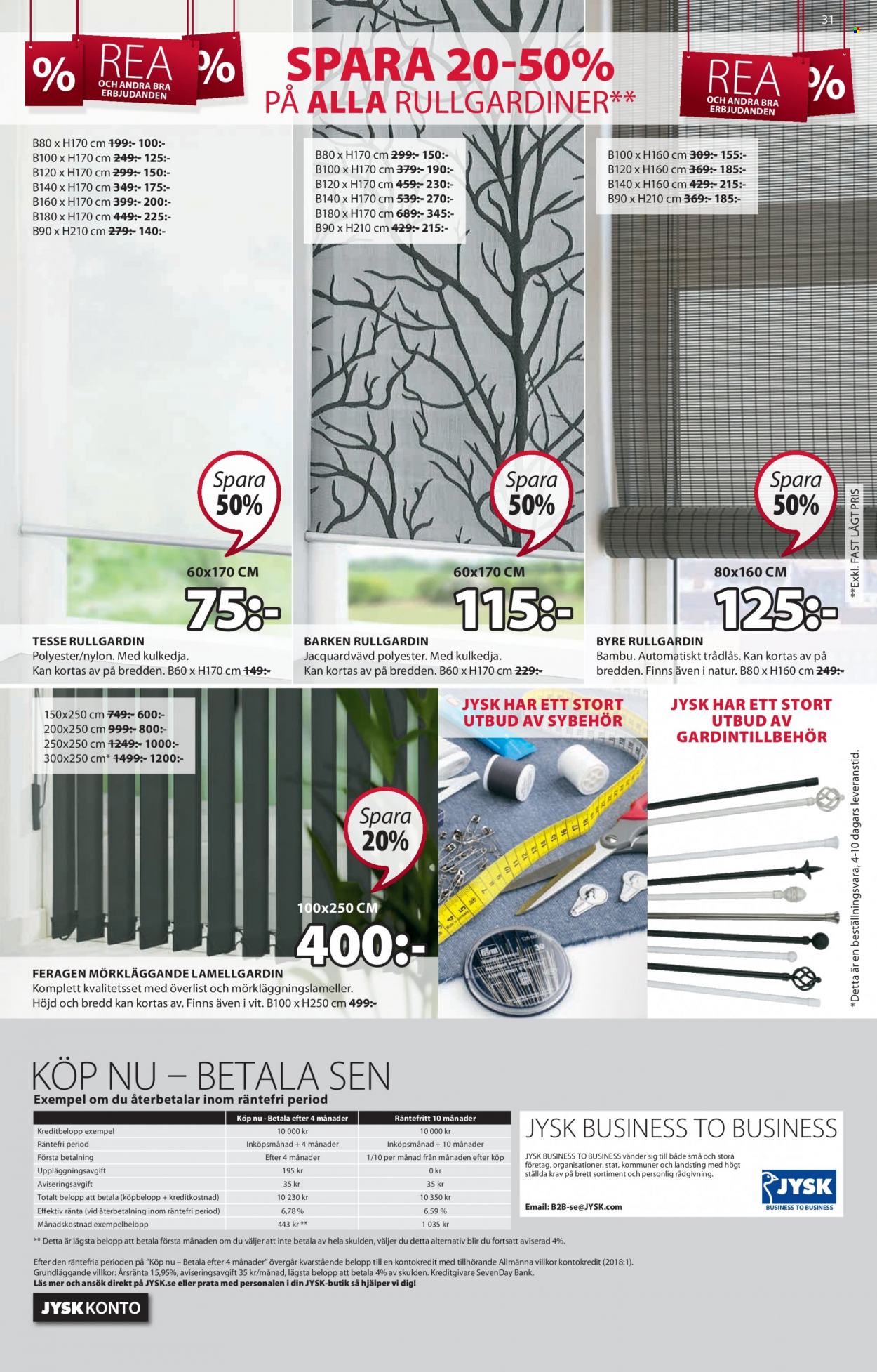 JYSK reklamblad - 25/12 2021 - 9/1 2022. Sida 31
