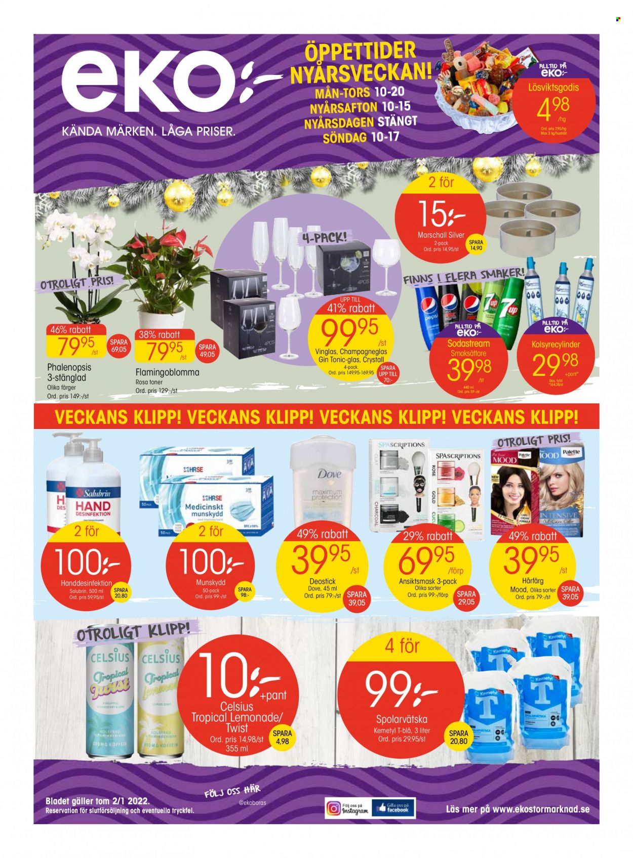 EKO reklamblad - 27/12 2021 - 2/1 2022. Sida 1
