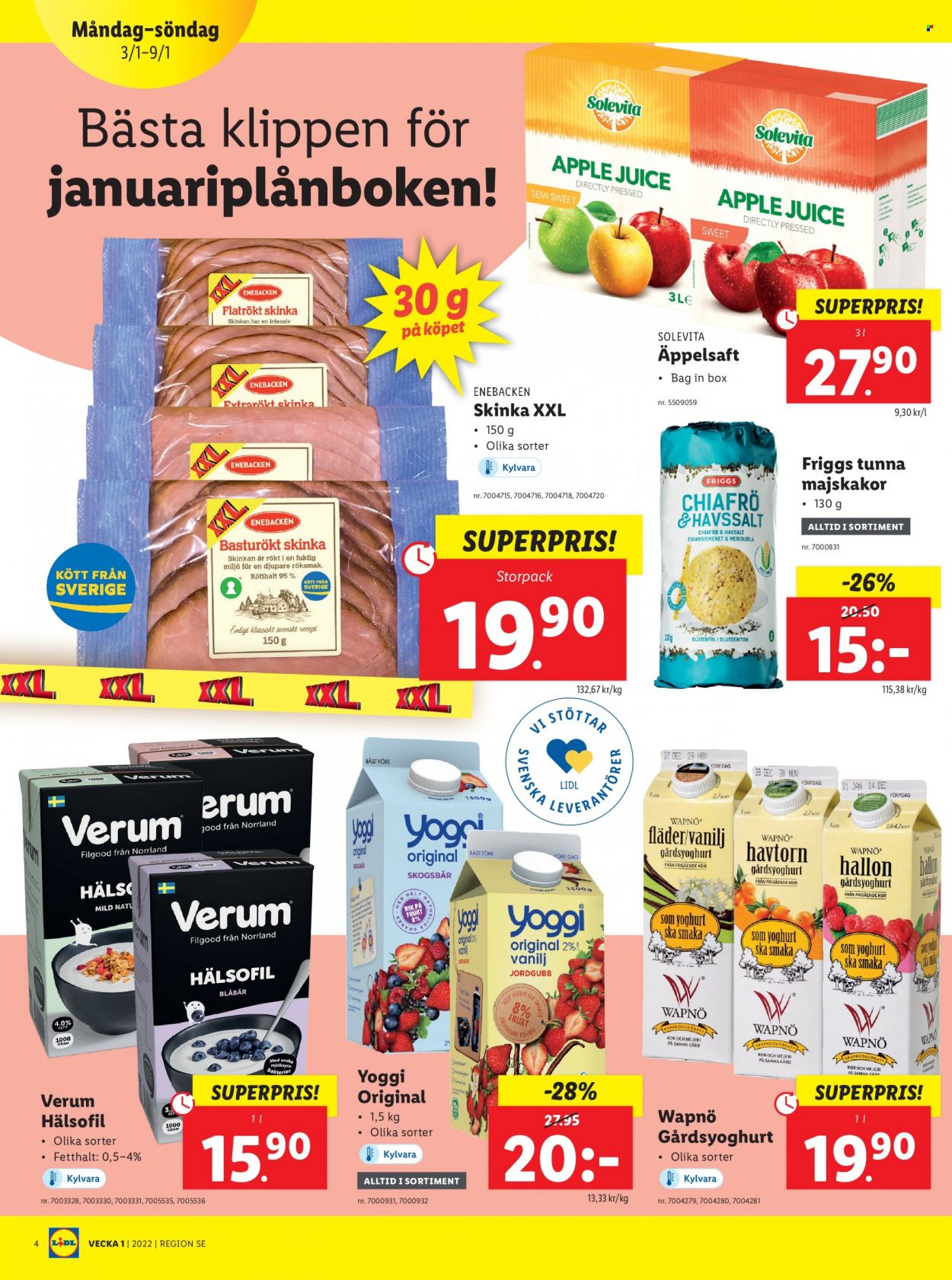 Lidl reklamblad - 3/1 2022 - 9/1 2022. Sida 4