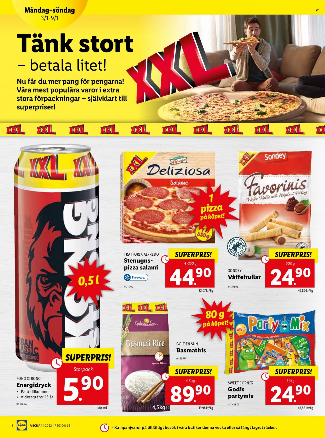 Lidl reklamblad - 3/1 2022 - 9/1 2022. Sida 8