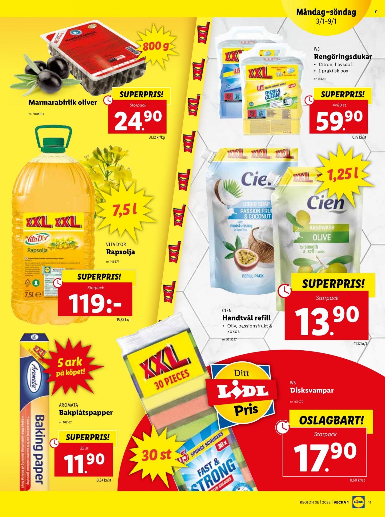Lidl reklamblad - 3/1 2022 - 9/1 2022. Sida 11