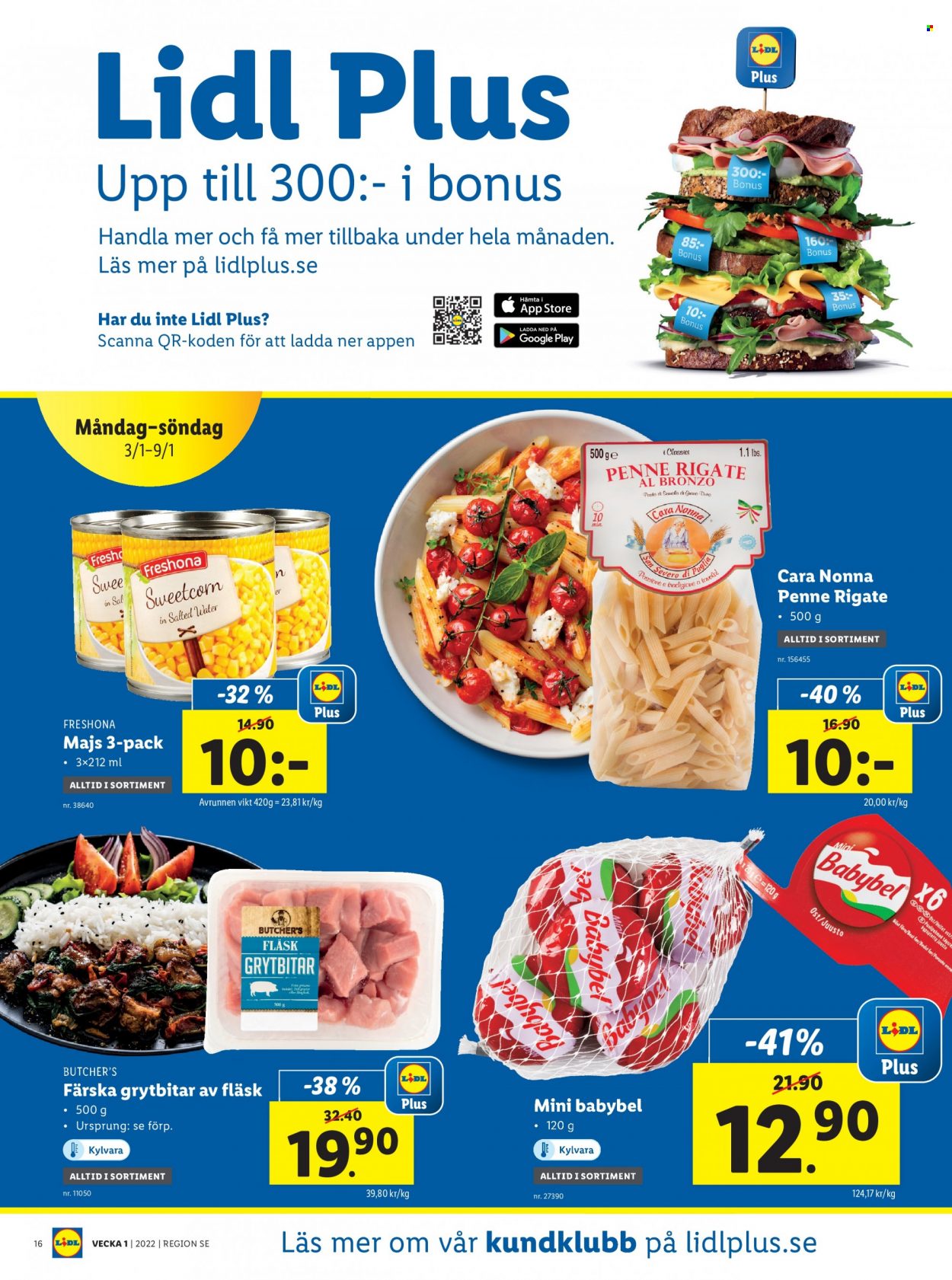 Lidl reklamblad - 3/1 2022 - 9/1 2022. Sida 16