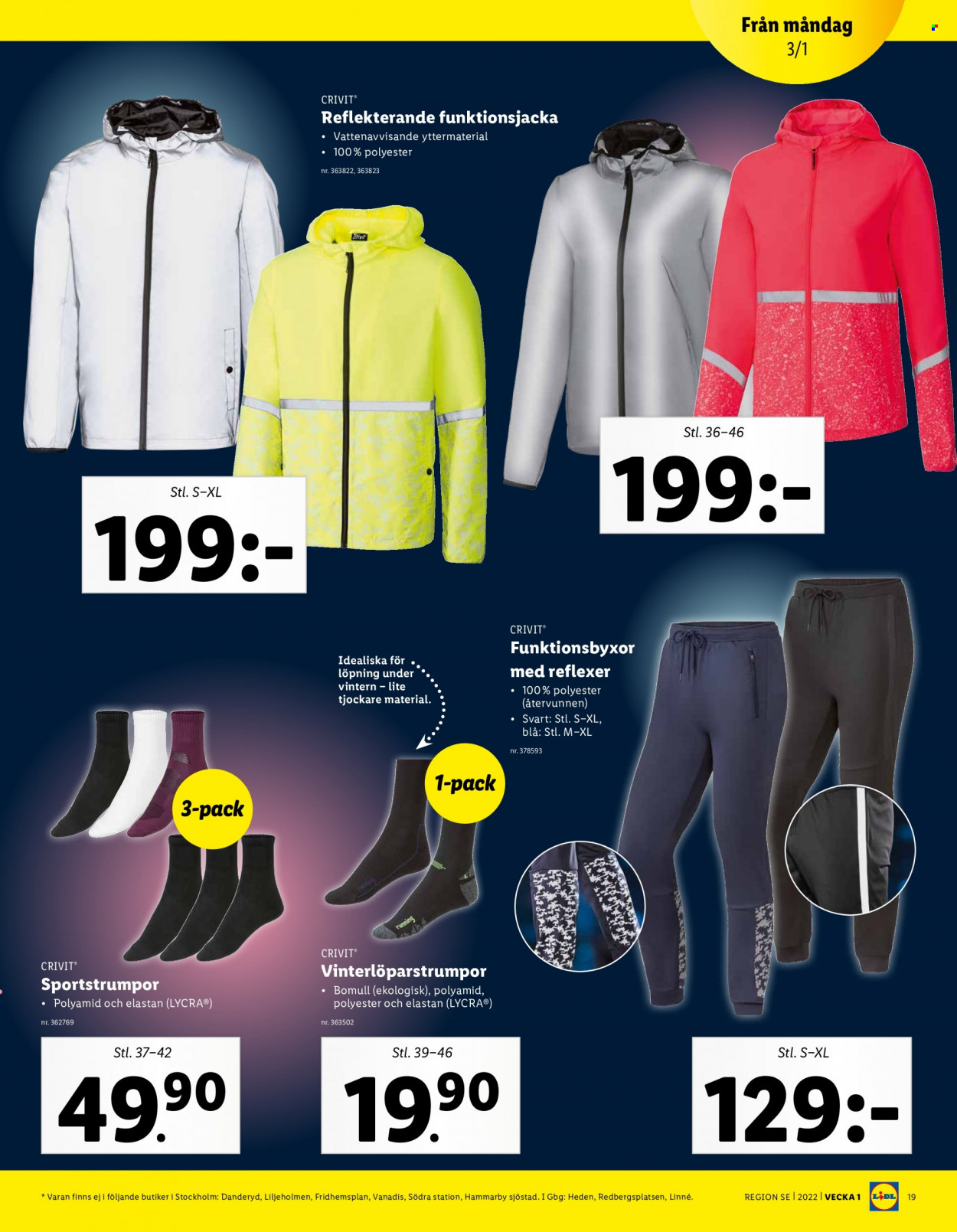 Lidl reklamblad - 3/1 2022 - 9/1 2022. Sida 19