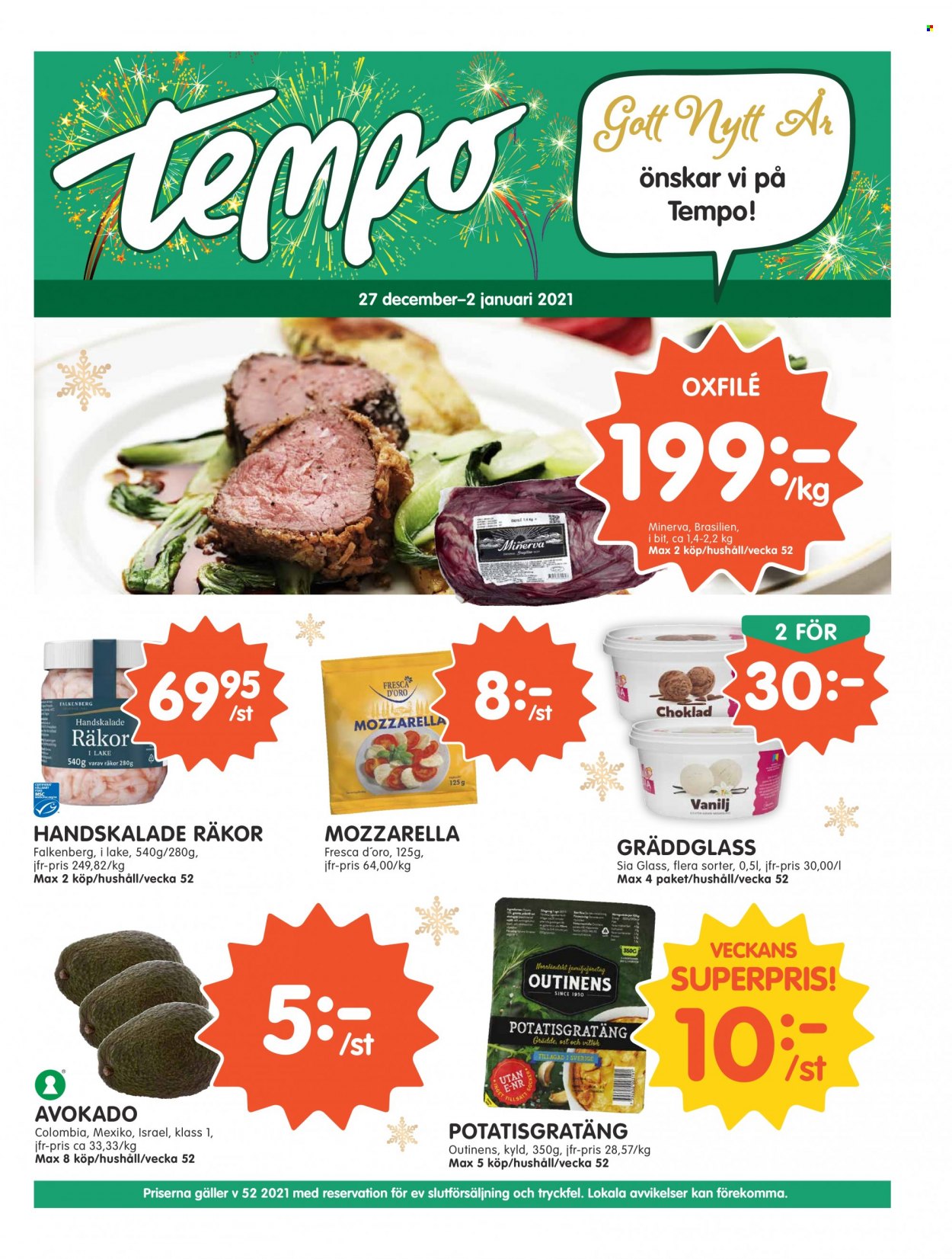 Tempo reklamblad - 27/12 2021 - 2/1 2022. Sida 1