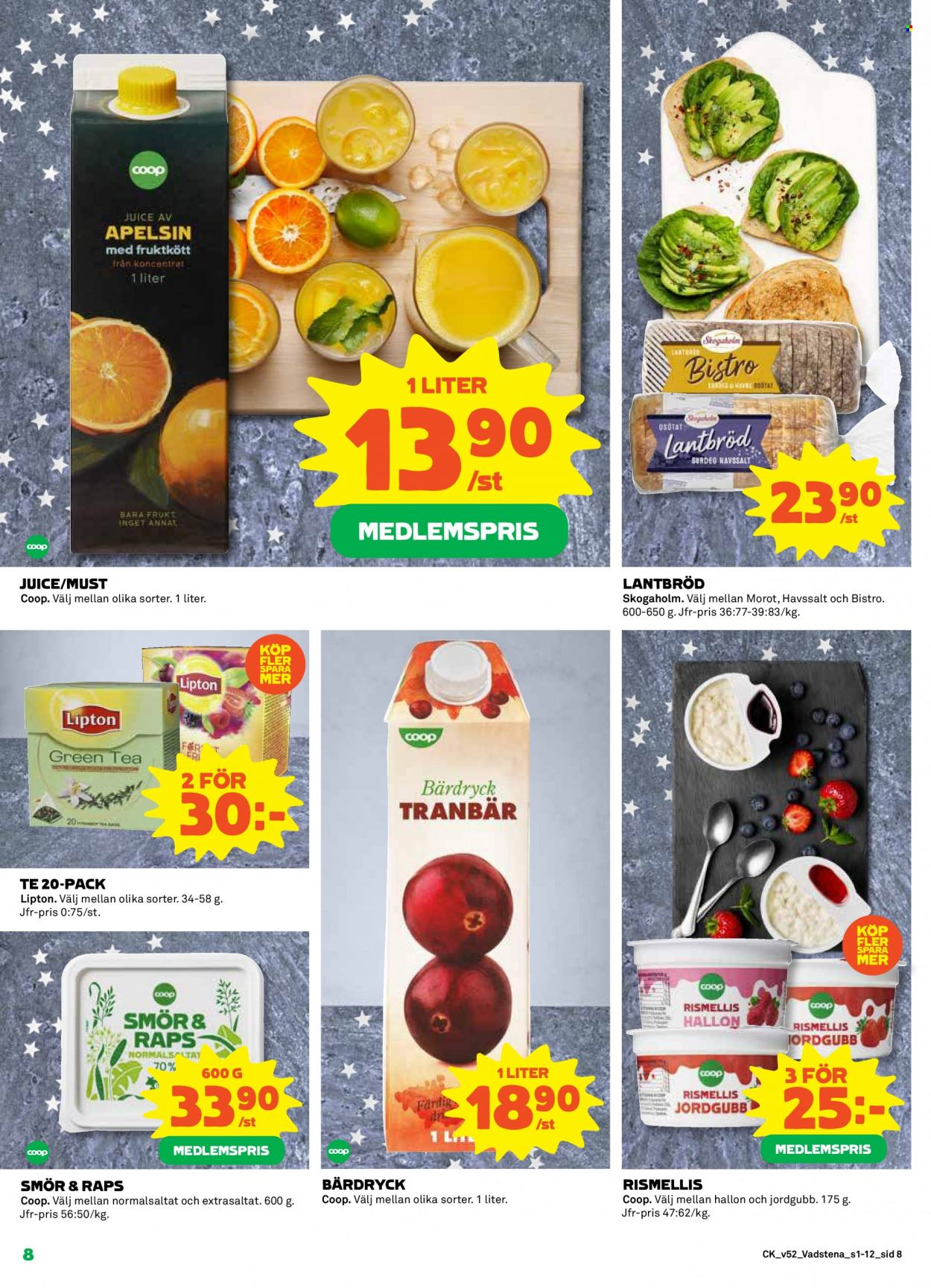 Coop reklamblad - 27/12 2021 - 2/1 2022. Sida 8