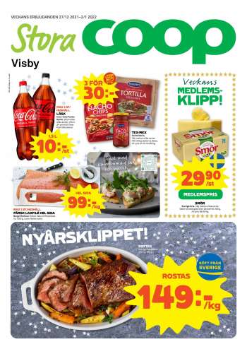 Coop reklamblad - 27/12 2021 - 2/1 2022.