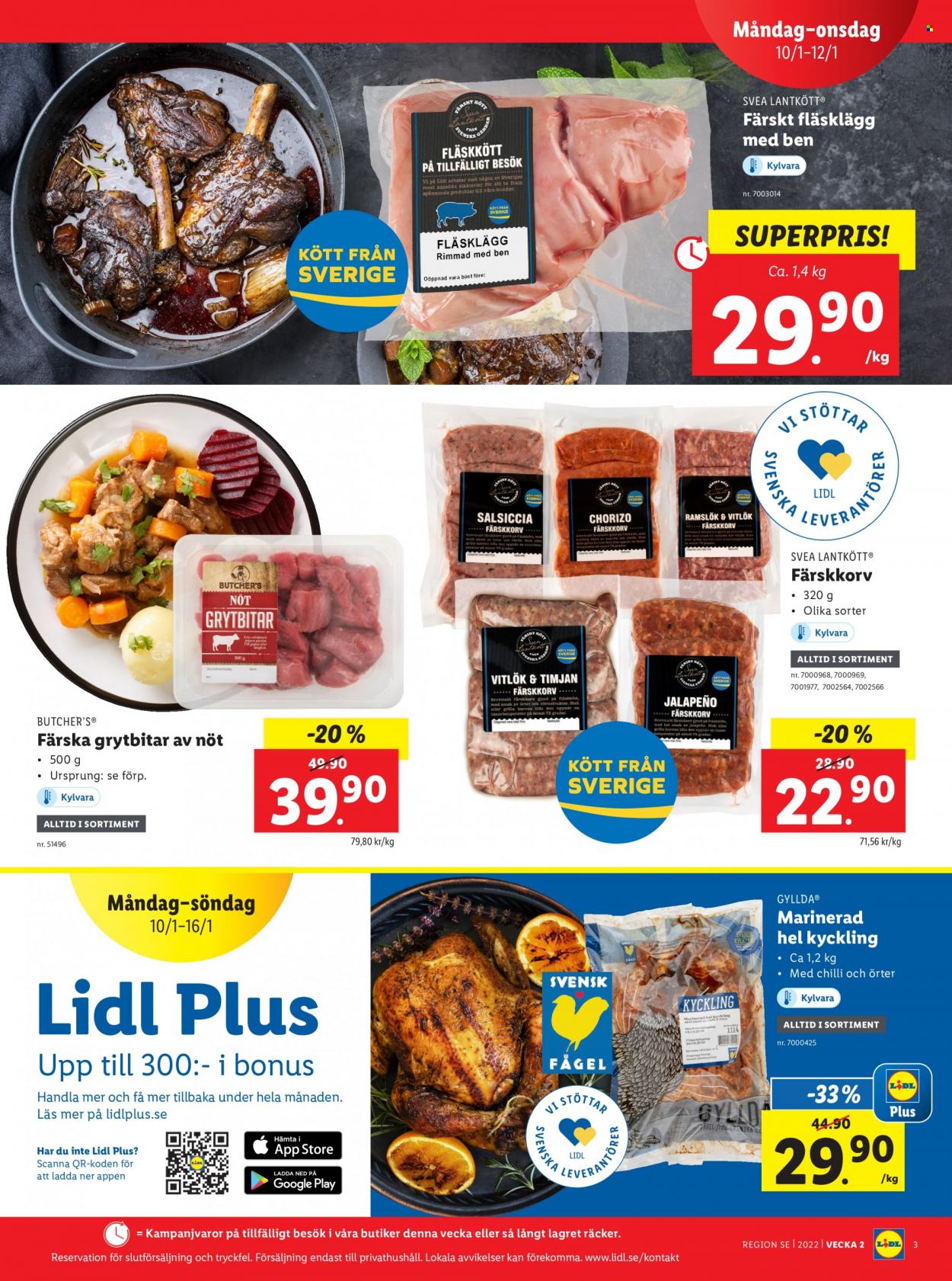 Lidl reklamblad - 10/1 2022 - 16/1 2022. Sida 3