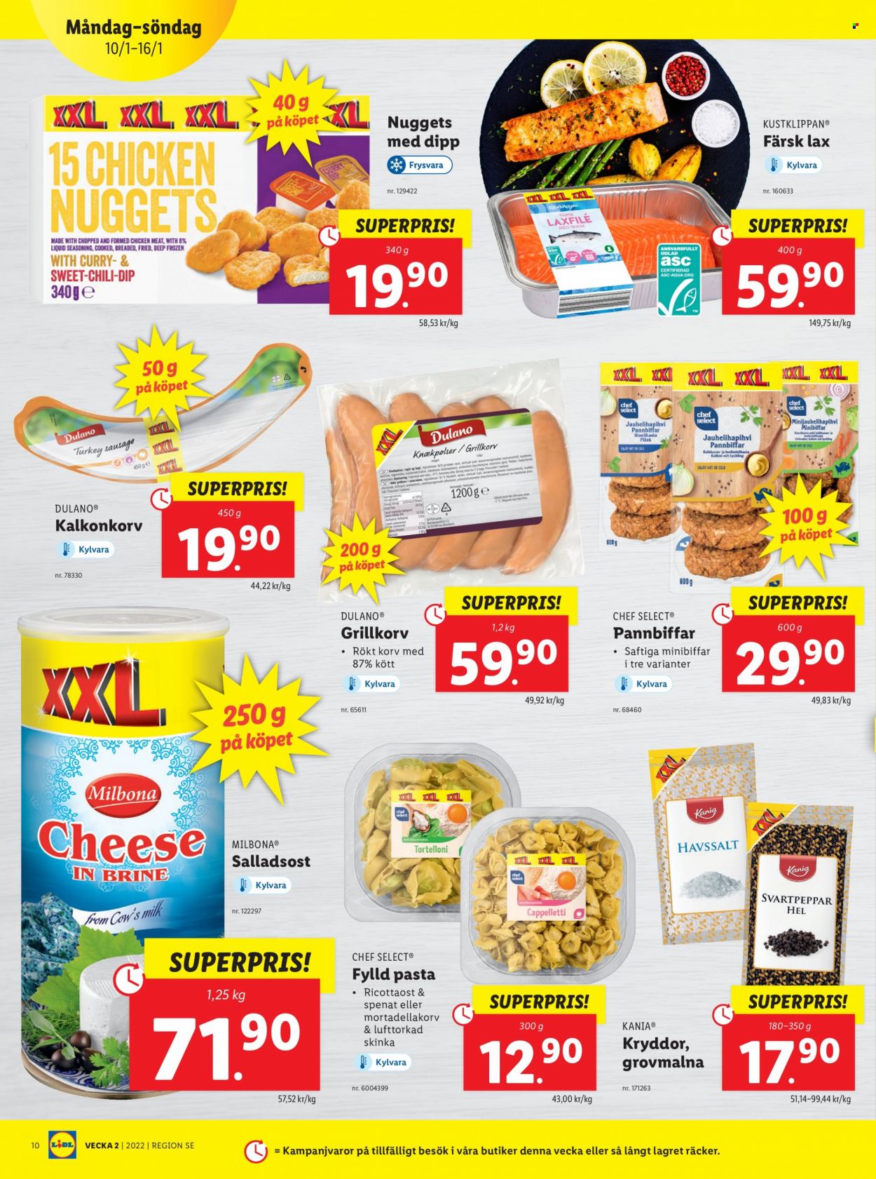 Lidl reklamblad - 10/1 2022 - 16/1 2022. Sida 10