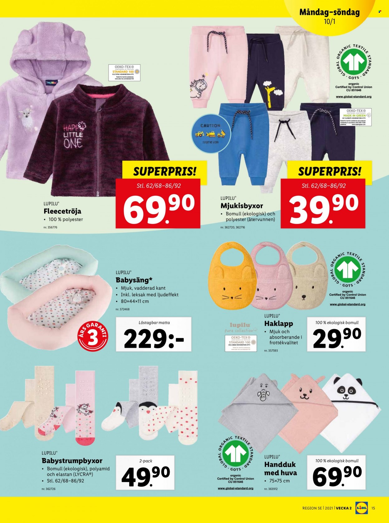 Lidl reklamblad - 10/1 2022 - 16/1 2022. Sida 15