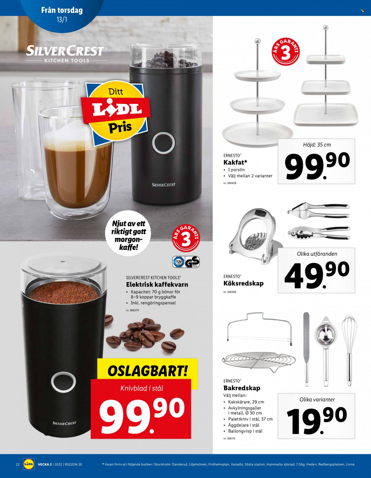 Lidl reklamblad - 10/1 2022 - 16/1 2022. Sida 22
