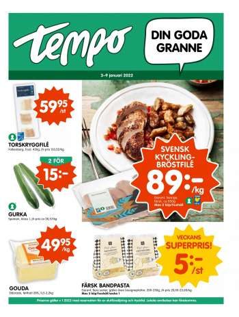 Tempo reklamblad - 3/1 2022 - 9/1 2022.