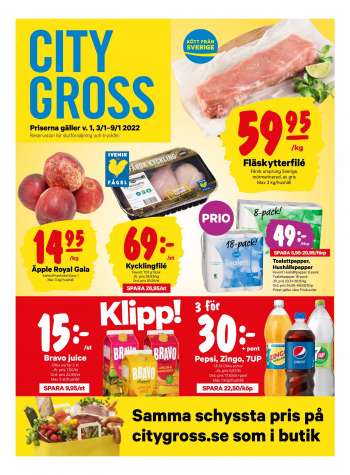 City Gross reklamblad - 3/1 2022 - 9/1 2022.