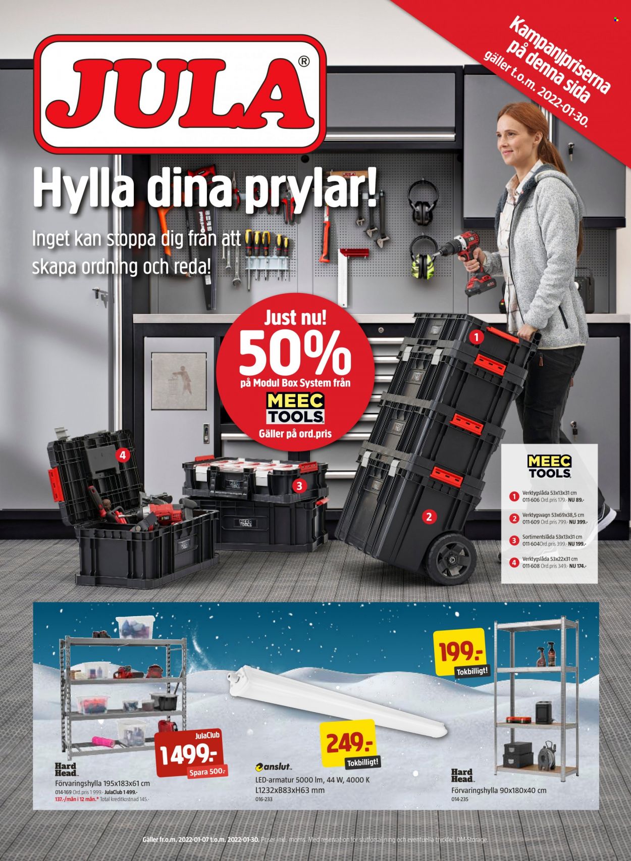 Jula reklamblad - 7/1 2022 - 30/1 2022. Sida 1