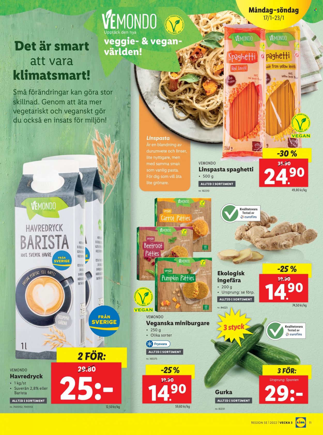 Lidl reklamblad - 17/1 2022 - 23/1 2022. Sida 11