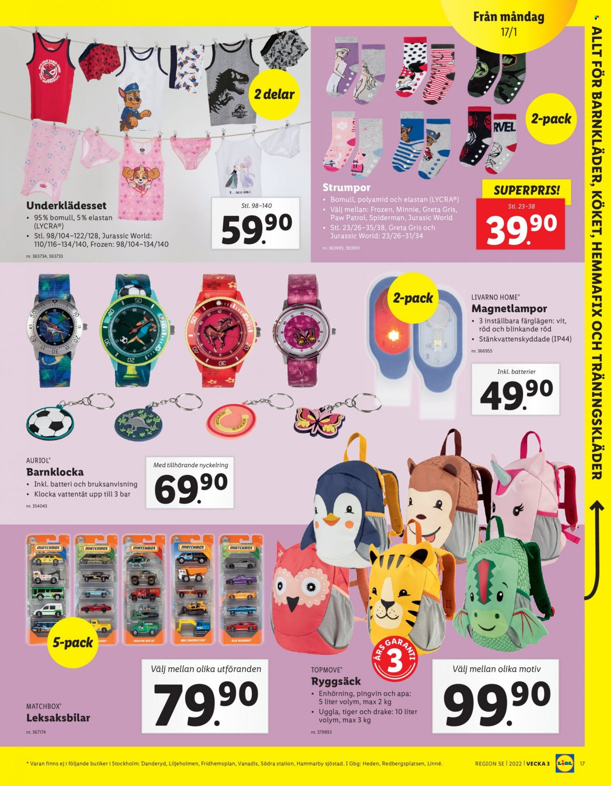Lidl reklamblad - 17/1 2022 - 23/1 2022. Sida 17