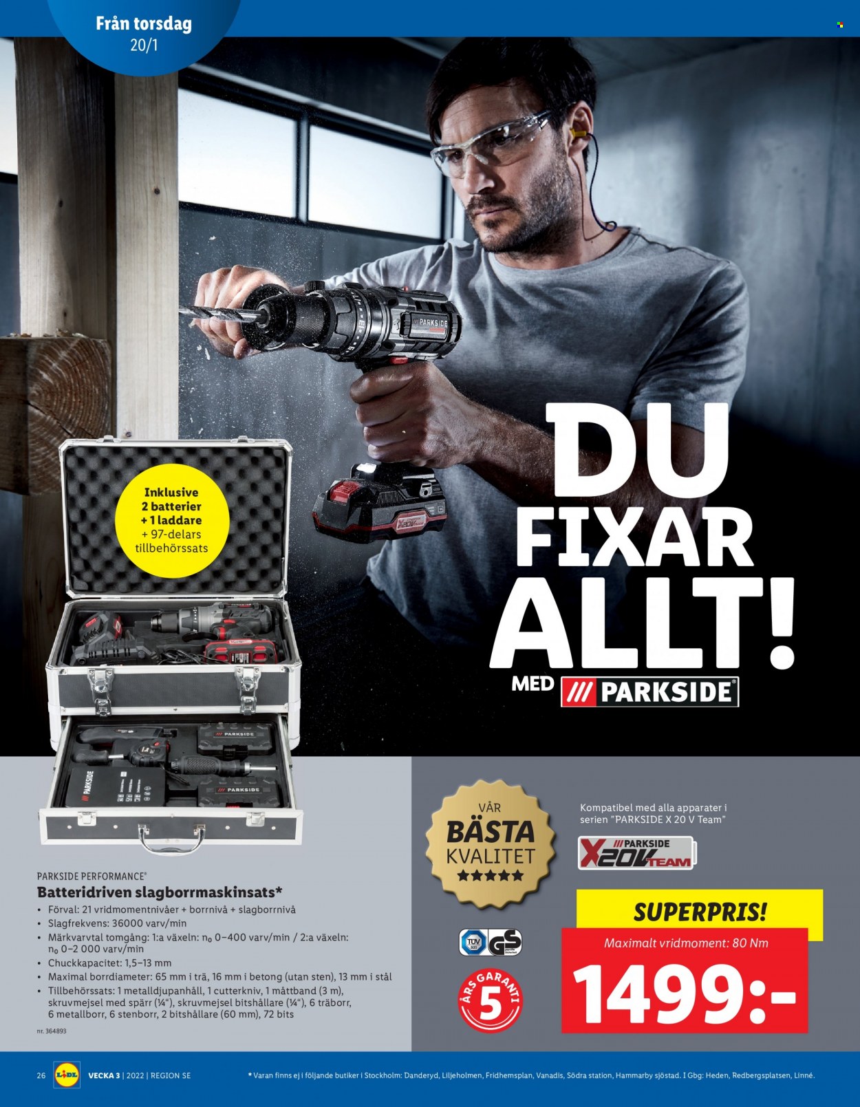 Lidl reklamblad - 17/1 2022 - 23/1 2022. Sida 26